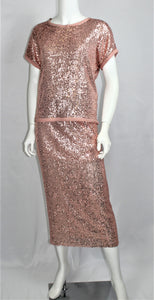 Two Piece Sequin Dress