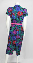 Load image into Gallery viewer, Eighties Graphic Floral Day Dress