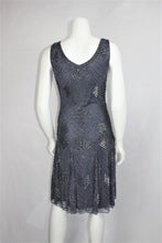 Load image into Gallery viewer, Beaded Flared Cocktail Dress on SALE