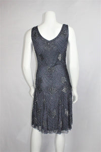 Beaded Flared Cocktail Dress on SALE