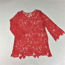 Load image into Gallery viewer, Red Lace Tunic
