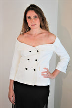 Load image into Gallery viewer, Off Shoulder Double Breasted Jacket on SALE