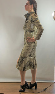 Snake Print Dress - Frock Private Label - frock-on-penn-llc - Dress