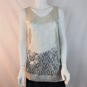 Silver Knit Tunic on SALE