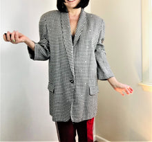 Load image into Gallery viewer, 1980&#39;s Houndstooth Blazer